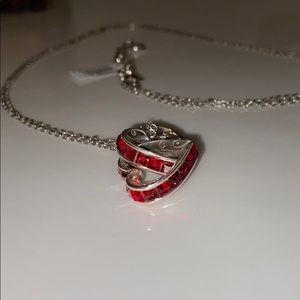 Brighton Spectrum Hearts - Red/Pink Long Necklace